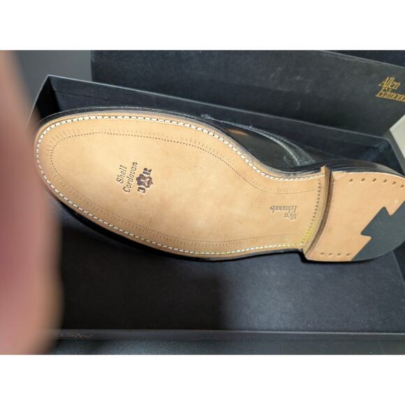 NIB Vintage Allen Edmonds Custom Made Black Cordovan Shell Becker 12EEE main image 11